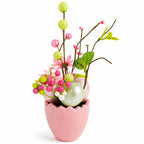 Set of 4 Colorful Spring Flowers with Easter Eggs 7 Inches Easter > Figurines La Vie Bien Set of 4 Colorful Spring Flowers with Easter Eggs 7 Inches