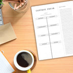 Set of 4 Copy of Control Freak Weekly List Notepad | 8.5" x 11" Desk Planner Notepad La Vie Bien Set of 4 Copy of Control Freak Weekly List Notepad | 8.5" x 11" Desk Planner