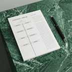 Set of 4 Copy of Control Freak Weekly List Notepad | 8.5" x 11" Desk Planner Notepad La Vie Bien Set of 4 Copy of Control Freak Weekly List Notepad | 8.5" x 11" Desk Planner
