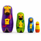 Set of 4 Unfinished Wooden Nesting Dolls DIY Craft Blanks for Painting 4 Inches Nesting Dolls > Unfinished La Vie Bien Set of 4 Unfinished Wooden Nesting Dolls DIY Craft Blanks for Painting 4 Inches