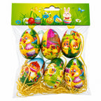 Set of 6 Chicks Vintage Style Hanging Easter Egg Ornaments Easter Eggs > Ornaments La Vie Bien Set of 6 Chicks Vintage Style Hanging Easter Egg Ornaments