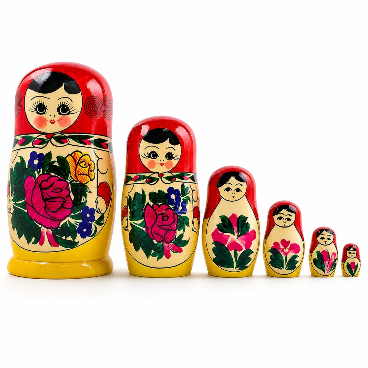 Set of 7 Unfinished Wooden Nesting Dolls DIY Craft Blanks for Painting 6.75 Inches Nesting Dolls > Unfinished La Vie Bien Set of 7 Unfinished Wooden Nesting Dolls DIY Craft Blanks for Painting 6.75 Inches