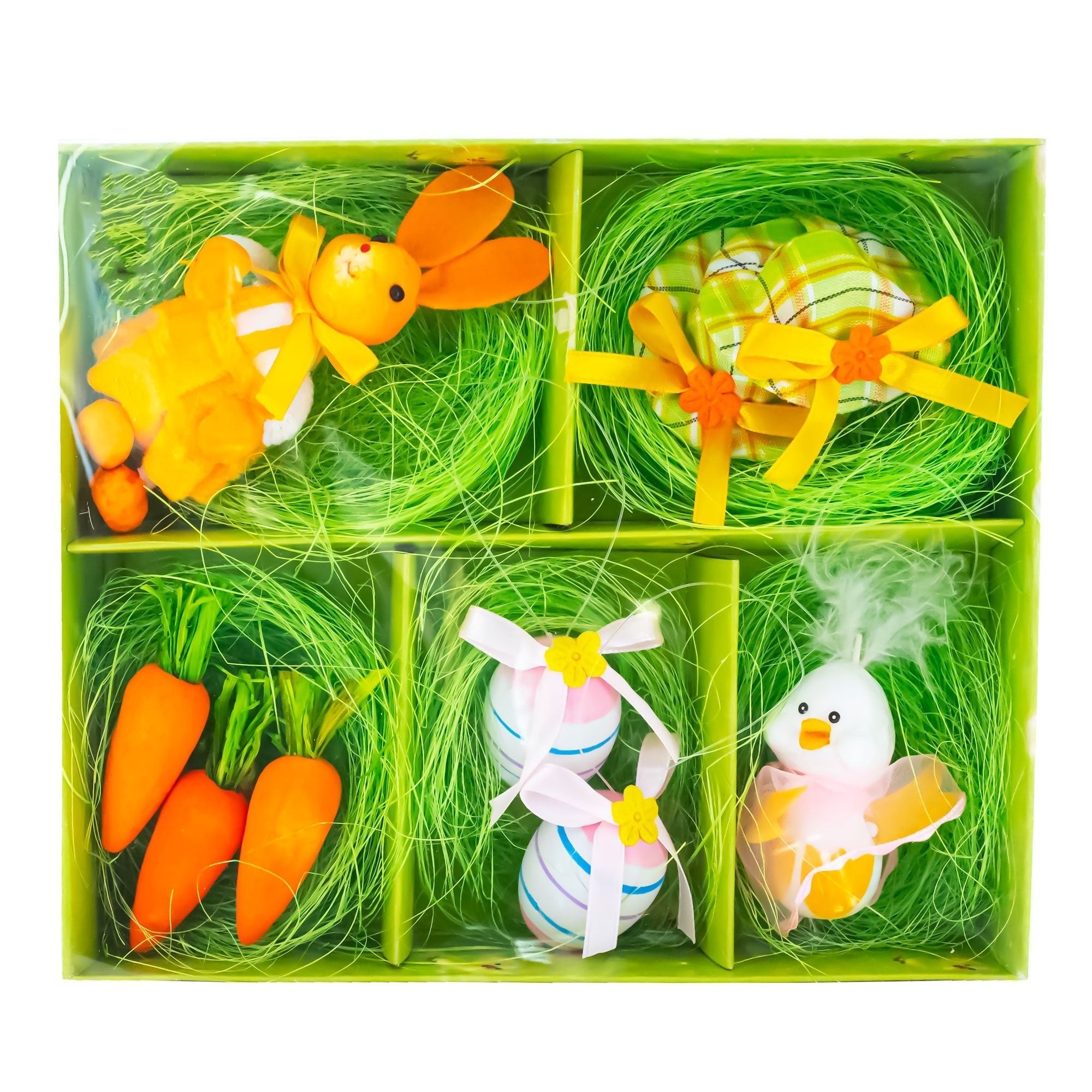 Set of 9 Easter Nest Figurine Accents - Spring Table Display 4 Inches Easter > Figurines La Vie Bien Set of 9 Easter Nest Figurine Accents - Spring Table Display 4 Inches