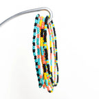 Confetti Seed Bead Bracelets - Set of 6 by Upavim Crafts