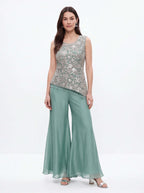 2078 - Heavy party wear sharara set