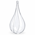 Set of 3 Clear Plastic Waterdrop Ornaments 4.3 Inches (109 mm)