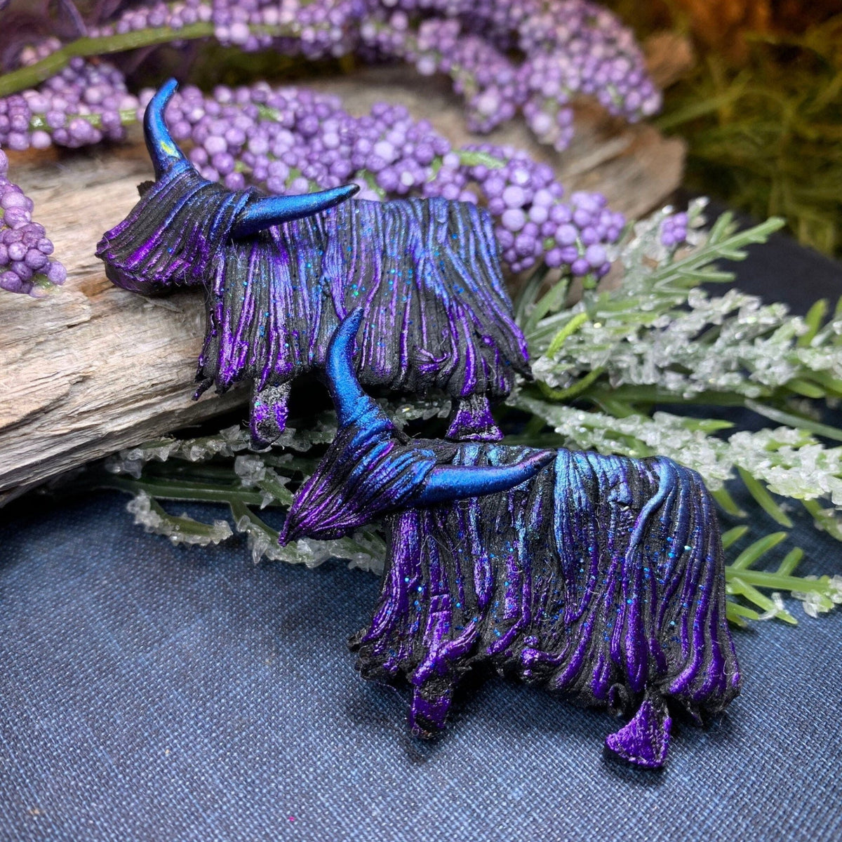Shaggy Highland Cow Brooch - Handmade in Scotland Brooch La Vie Bien Shaggy Highland Cow Brooch - Handmade in Scotland