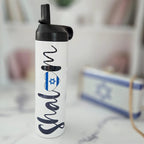 Shalom 20 oz Water Bottle by Salt Sparkle Shalom