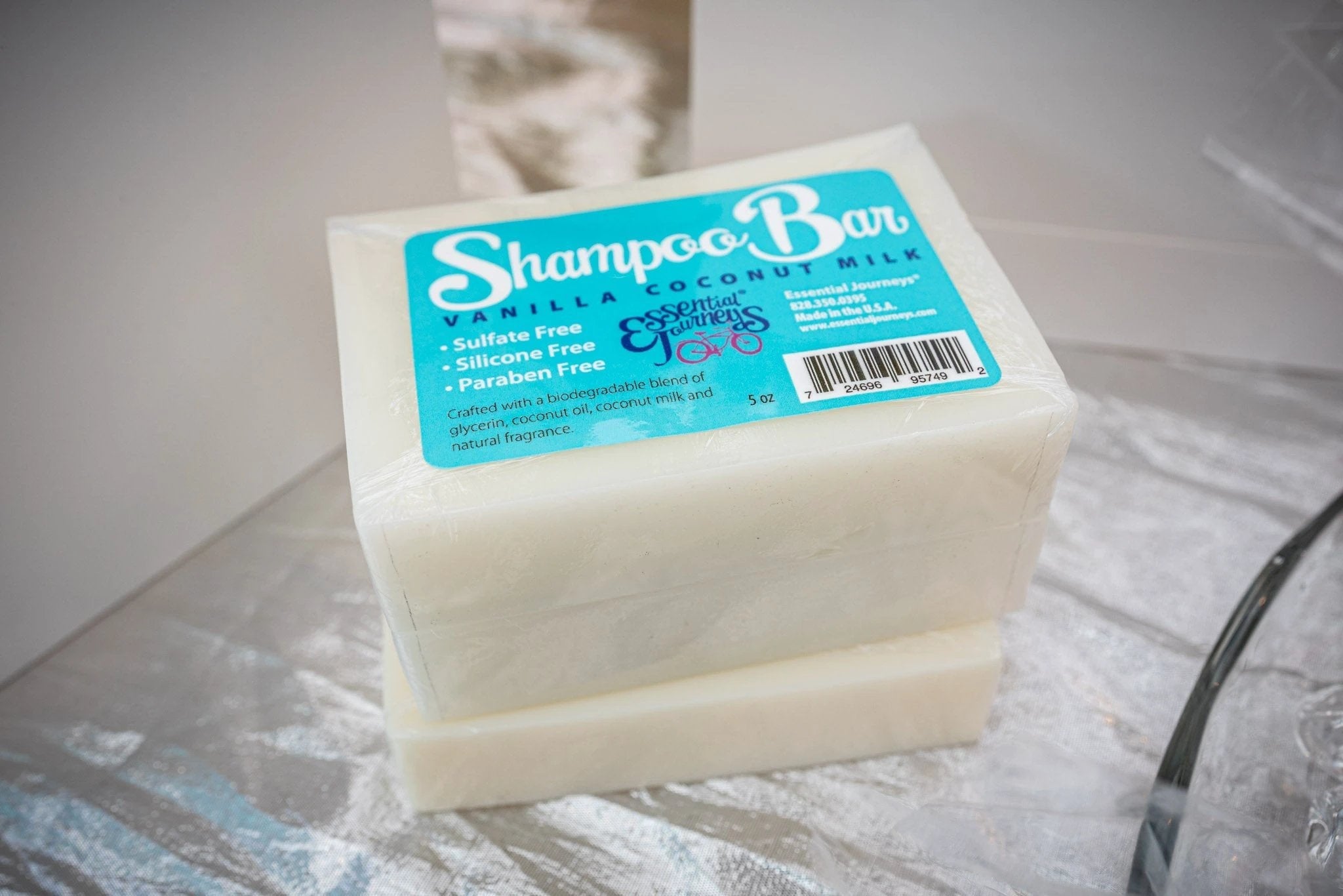 SHAMPOO BAR 5 oz. ~ VANILLA COCONUT MILK by Essential Journeys