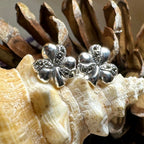 Shamrock Marcasite Earrings Post Earrings La Vie Bien Shamrock Marcasite Earrings