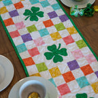 Shamrocks Rainbow Table Runner Precut Quilt Kit Quilt Kit La Vie Bien Shamrocks Rainbow Table Runner Precut Quilt Kit