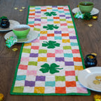 Shamrocks Rainbow Table Runner Precut Quilt Kit Quilt Kit La Vie Bien Shamrocks Rainbow Table Runner Precut Quilt Kit