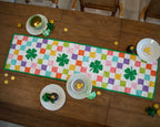 Shamrocks Rainbow Table Runner Precut Quilt Kit Quilt Kit La Vie Bien Shamrocks Rainbow Table Runner Precut Quilt Kit