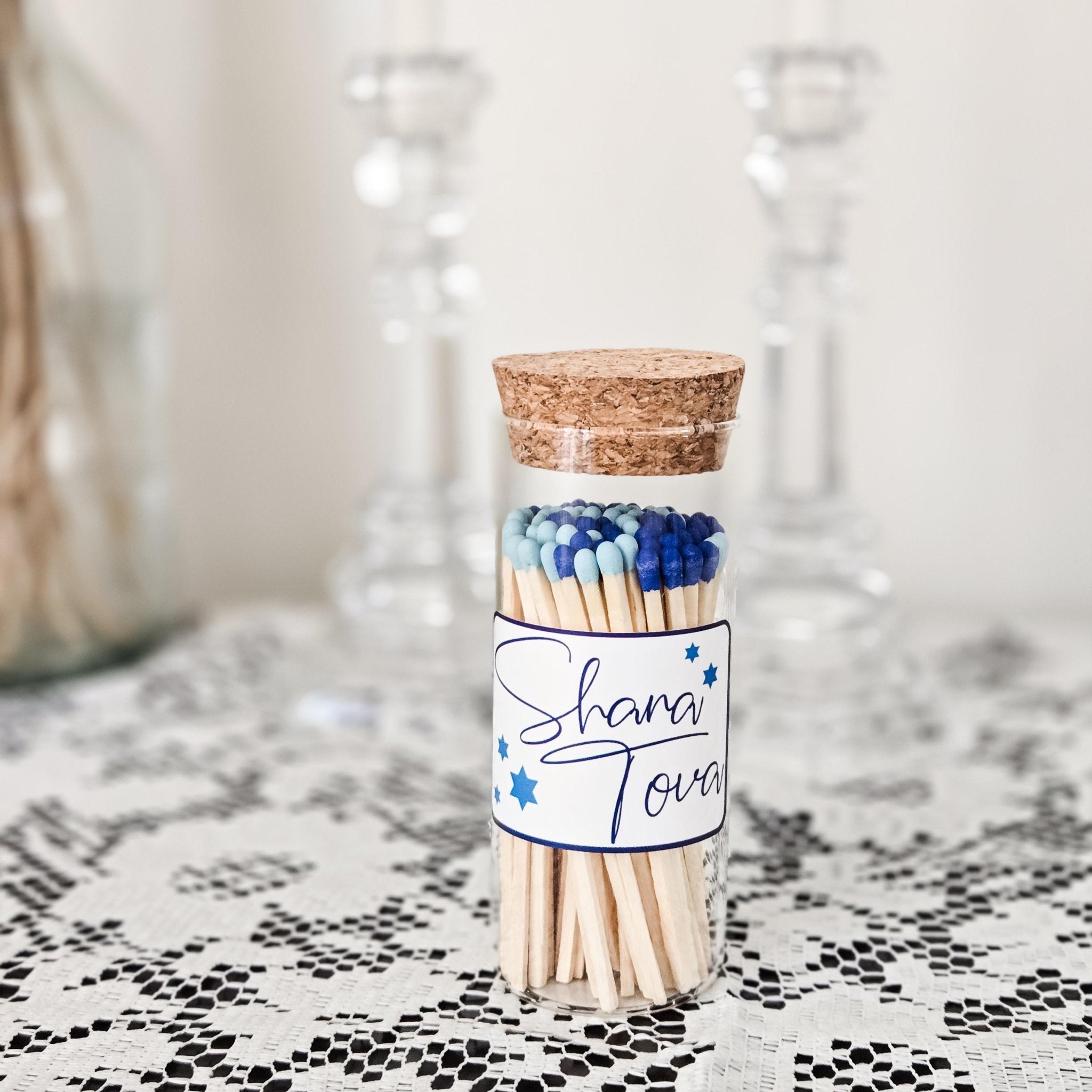 Shana Tova Match Jar for Rosh Hashana High Holidays La Vie Bien Shana Tova Match Jar for Rosh Hashana