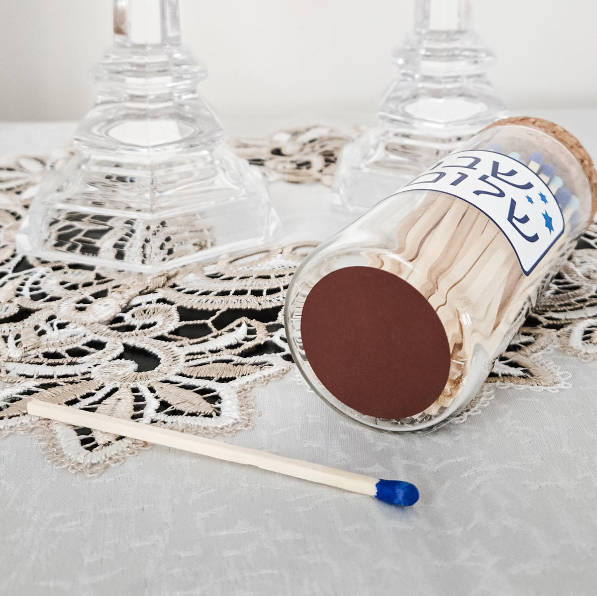 Shana Tova Match Jar for Rosh Hashana High Holidays La Vie Bien Shana Tova Match Jar for Rosh Hashana