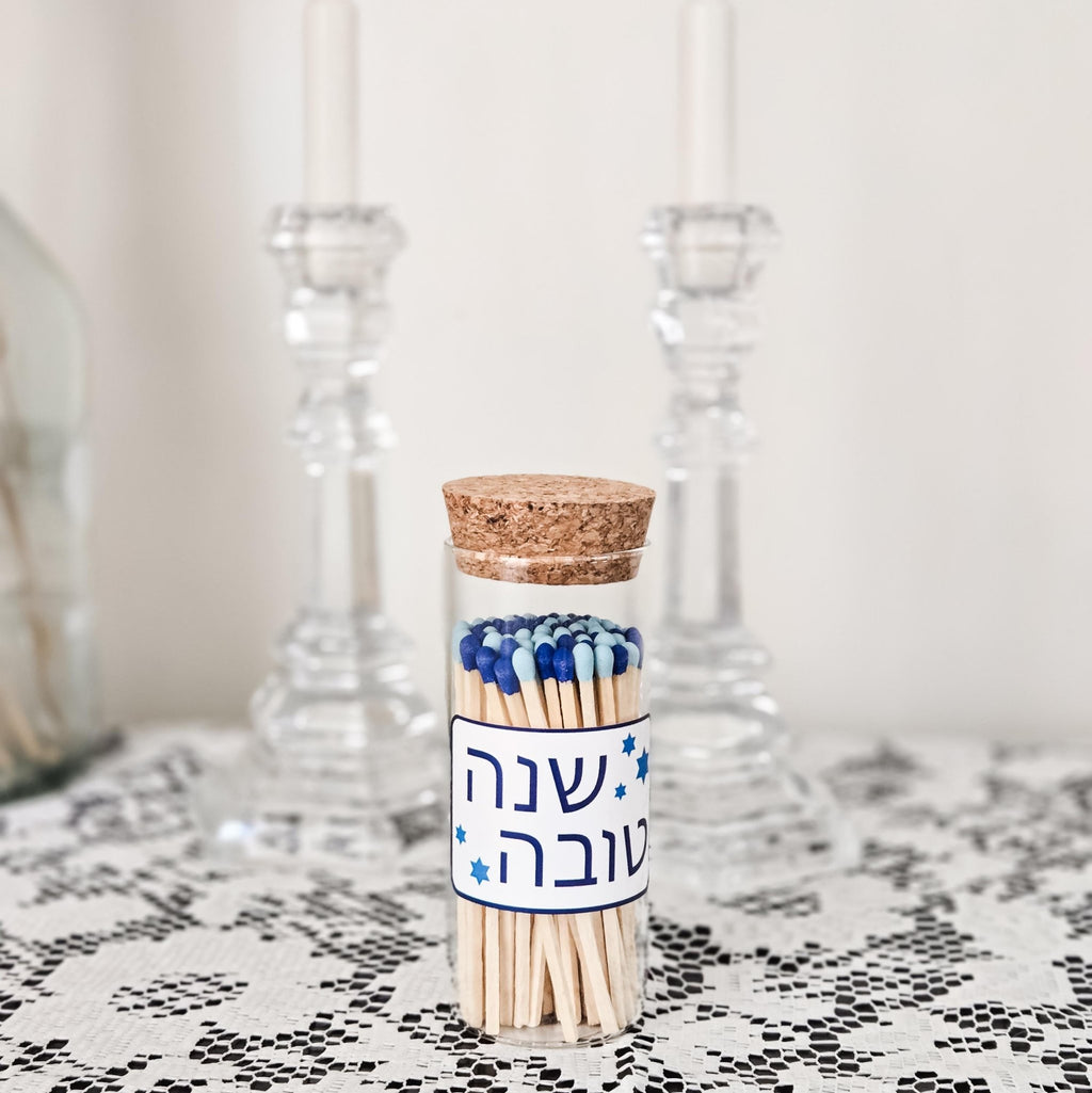 Shana Tova Match Jar for Rosh Hashana High Holidays La Vie Bien Shana Tova Match Jar for Rosh Hashana
