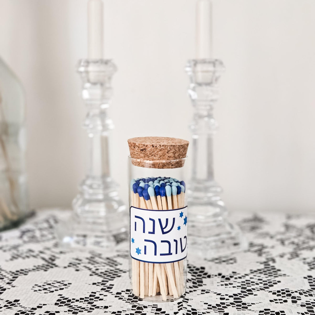 Shana Tova Match Jar for Rosh Hashana High Holidays La Vie Bien Shana Tova Match Jar for Rosh Hashana