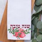 Shana Tova Rosh Hashana Kitchen Towel with Pomegranates High Holidays La Vie Bien Shana Tova Rosh Hashana Kitchen Towel with Pomegranates