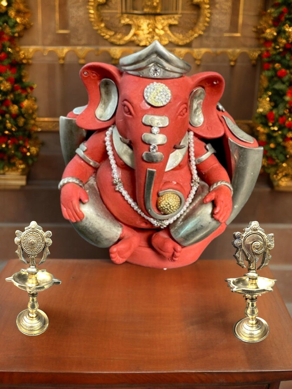 Shankh & Chakra Samai Diyas & Samai La Vie Bien Shankh & Chakra Samai