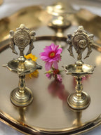Shankh & Chakra Samai Diyas & Samai La Vie Bien Shankh & Chakra Samai