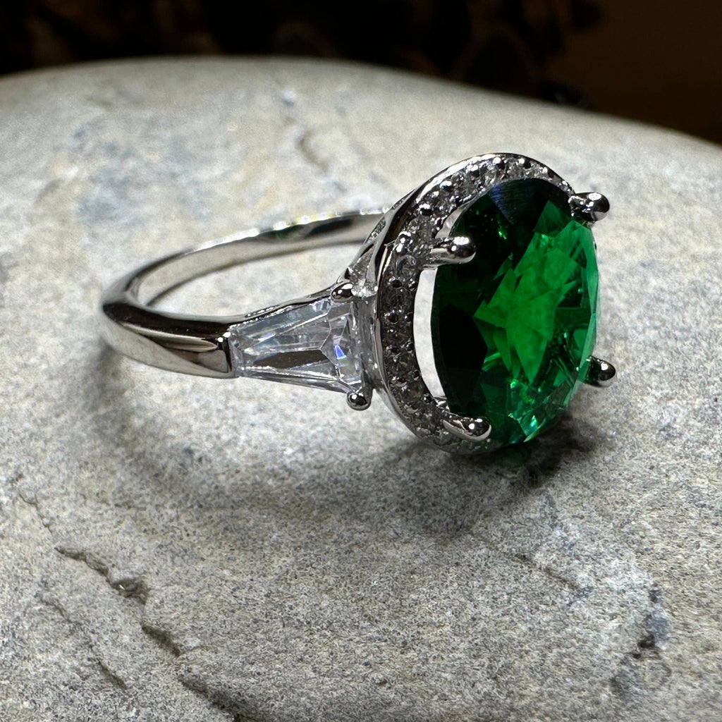 Shannon Irish Emerald Ring Ring La Vie Bien Shannon Irish Emerald Ring