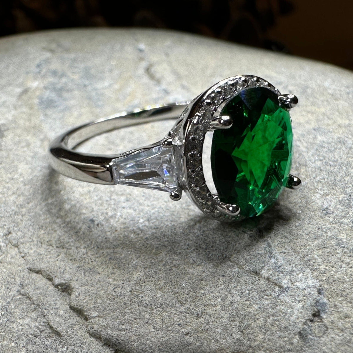 Shannon Irish Emerald Ring Ring La Vie Bien Shannon Irish Emerald Ring