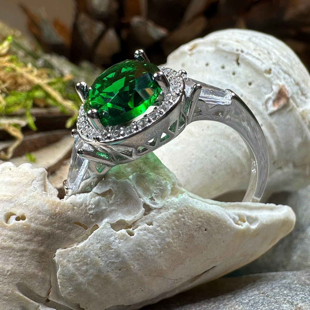 Shannon Irish Emerald Ring Ring La Vie Bien Shannon Irish Emerald Ring