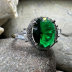 Shannon Irish Emerald Ring Ring La Vie Bien Shannon Irish Emerald Ring