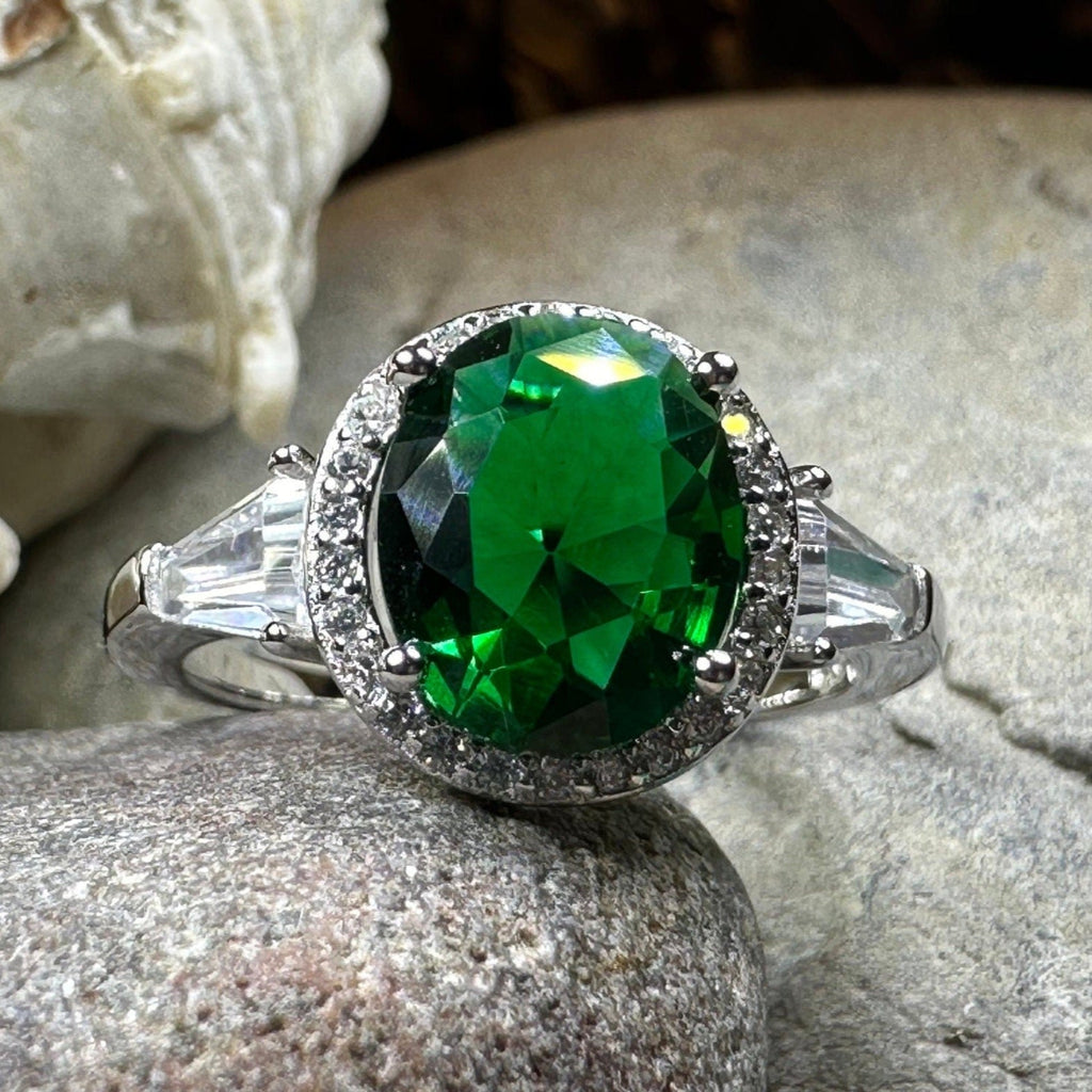Shannon Irish Emerald Ring Ring La Vie Bien Shannon Irish Emerald Ring