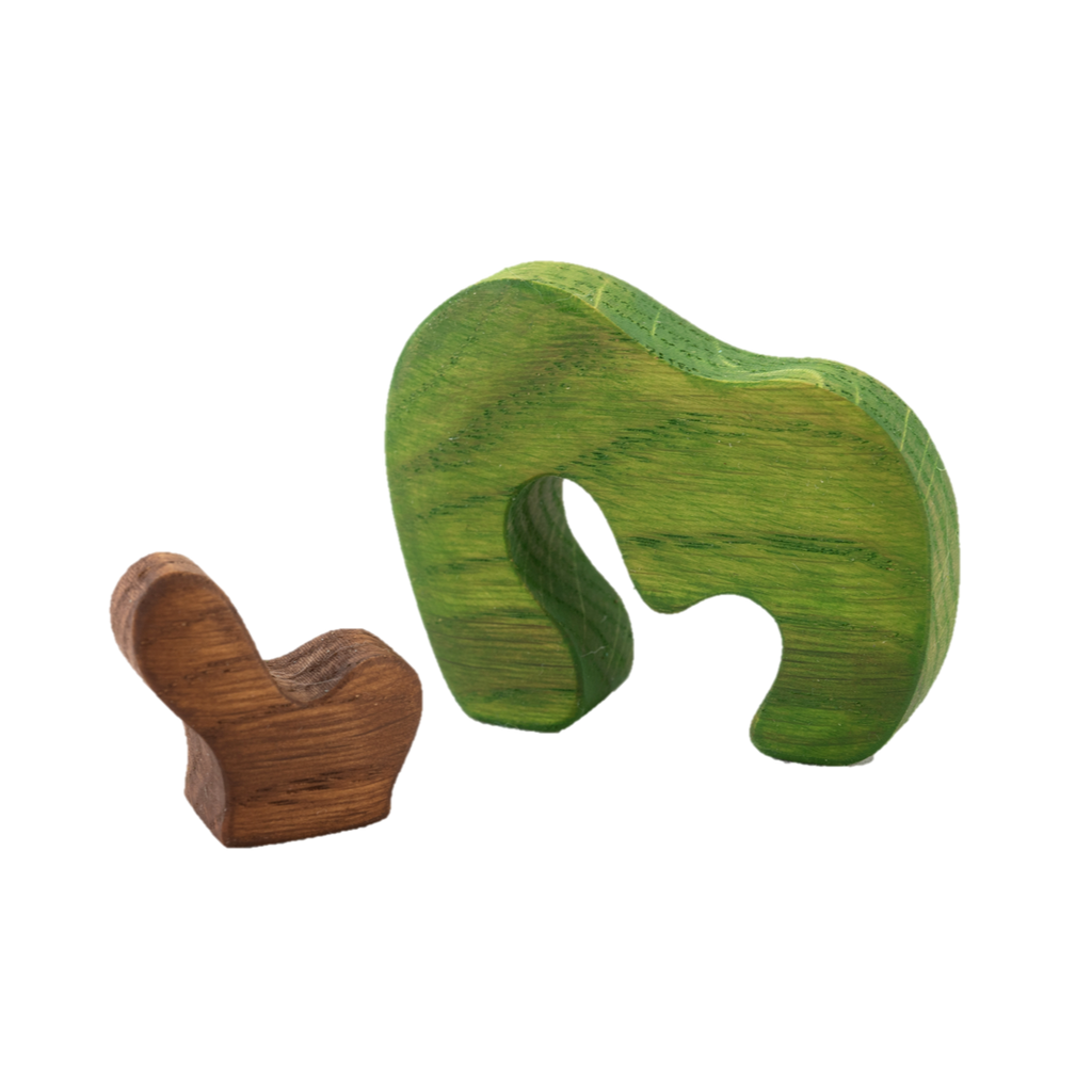 Wooden Bushes Set Puzzle