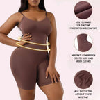 Shapewear Playsuit Seamless Bodysuit [Available in Beige or Black] by The Bullish Store