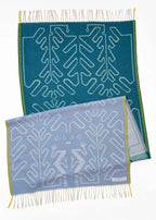 SHAWL - Baby Alpaca DUO BLUE by JAVIERA VARAS STUDIO