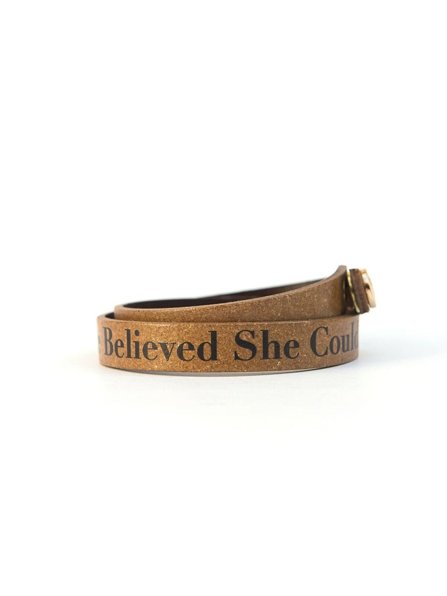 She Believed She Could Bracelet by Fair Anita