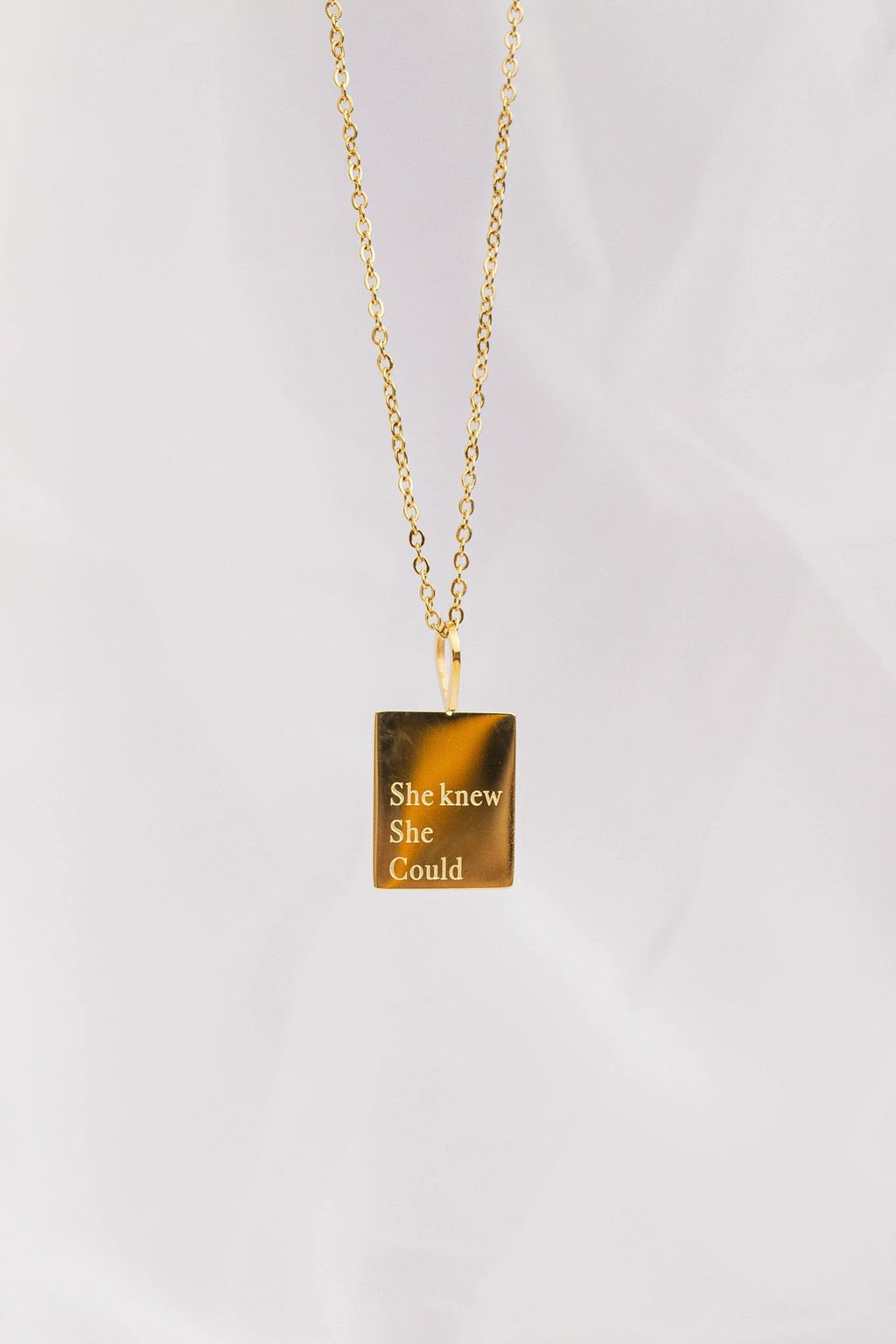 "She Knew She Could" Necklace by Rose & Clay