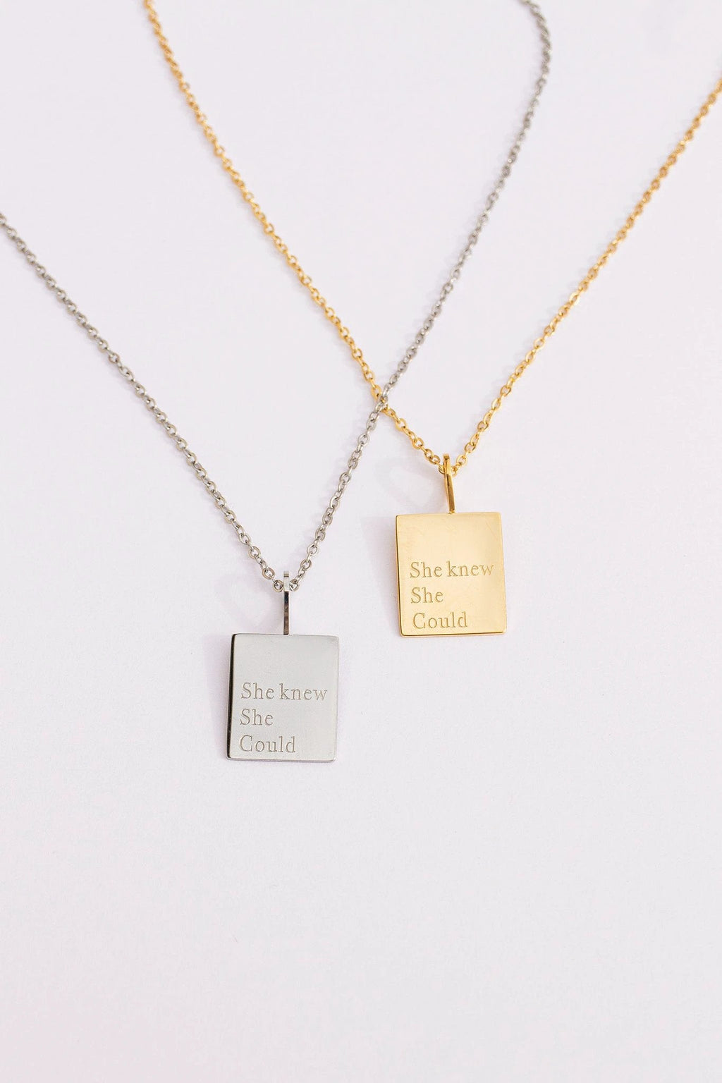 "She Knew She Could" Necklace by Rose & Clay