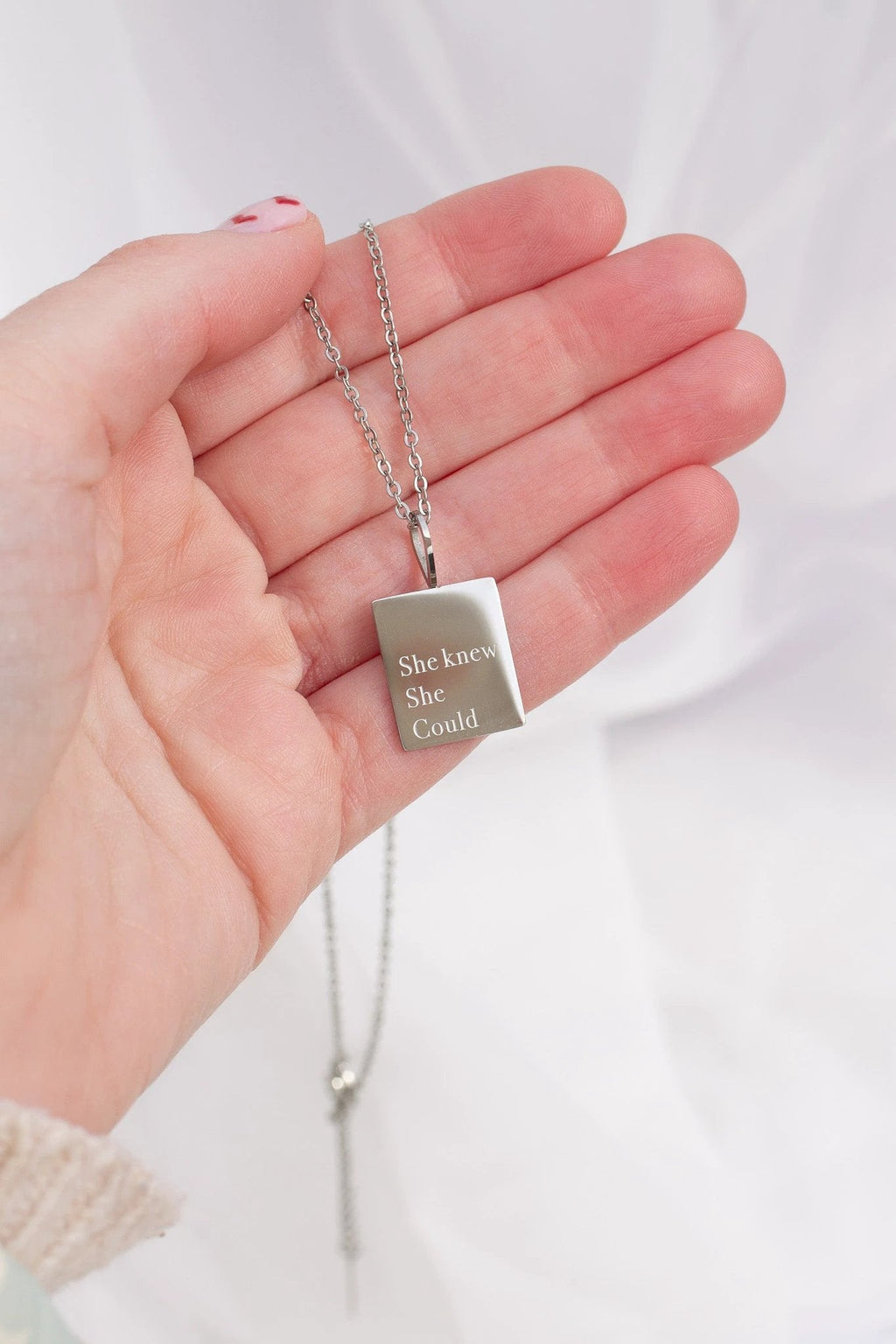 "She Knew She Could" Necklace by Rose & Clay