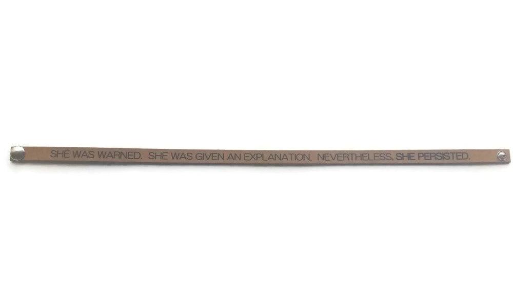 She Persisted Bracelet by Fair Anita