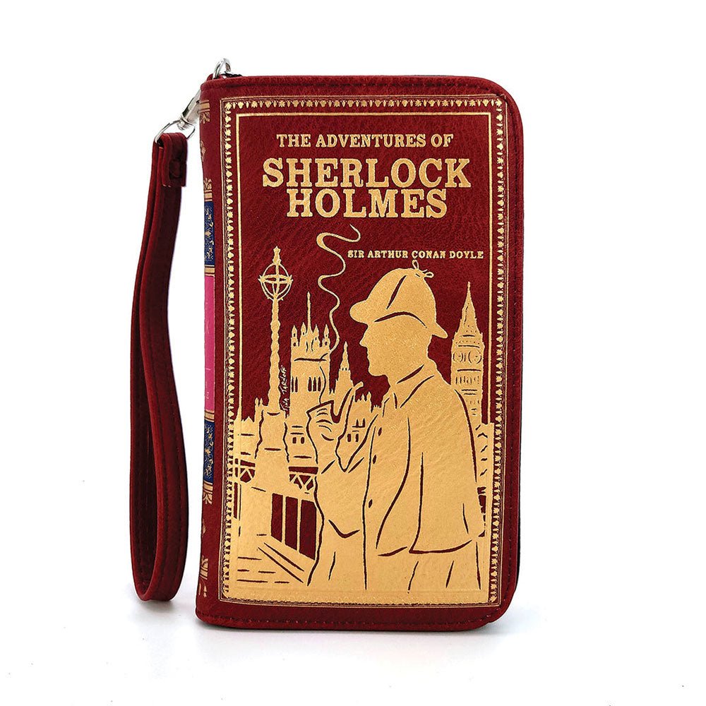 Sherlock Holmes Book Wallet Wristlet wallet La Vie Bien Sherlock Holmes Book Wallet Wristlet
