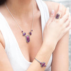 Shielded Purple Turquoise and Sterling Silver Ring by Barse Jewelry