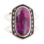 Shielded Purple Turquoise and Sterling Silver Ring by Barse Jewelry