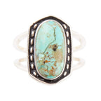Shielded Blue Turquoise and Sterling Silver Ring by Barse Jewelry