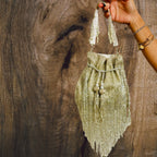 Shimmer Designer Potli Bags with Long Tassels La Vie Bien Shimmer Designer Potli Bags with Long Tassels