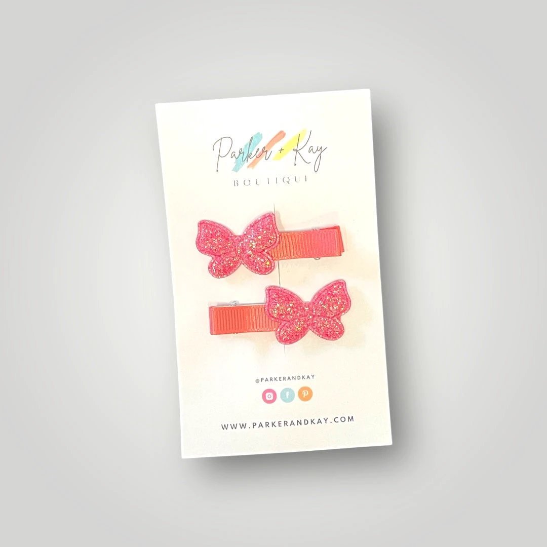Shimmering Butterfly Hair Clips by Parker + Kay Creative