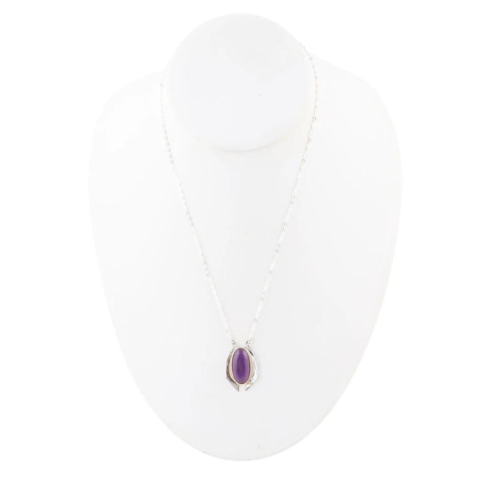 Shine Bright Amethyst Necklace by Barse Jewelry