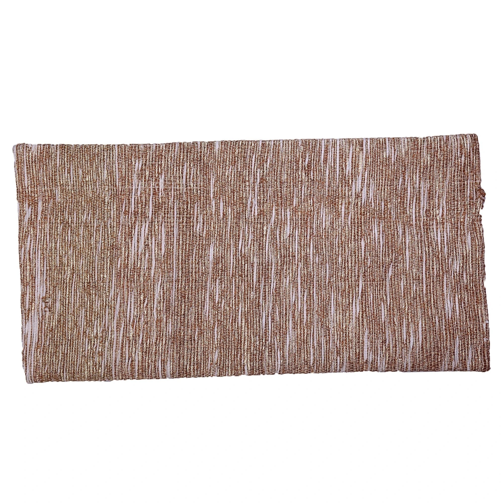 Shiny Gold Pillow Cover - Lumbar by Dekko Trading