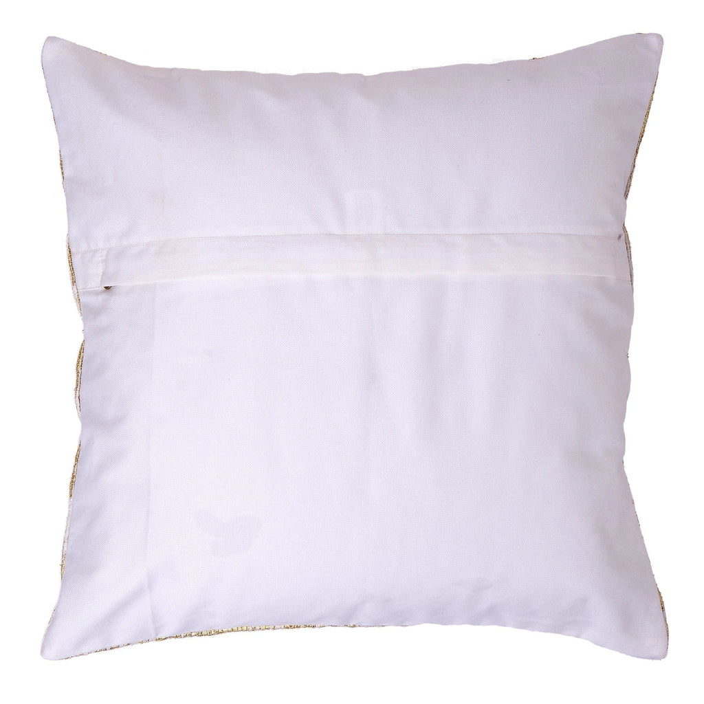 Shiny Gold Pillow Cover - Square by Dekko Trading