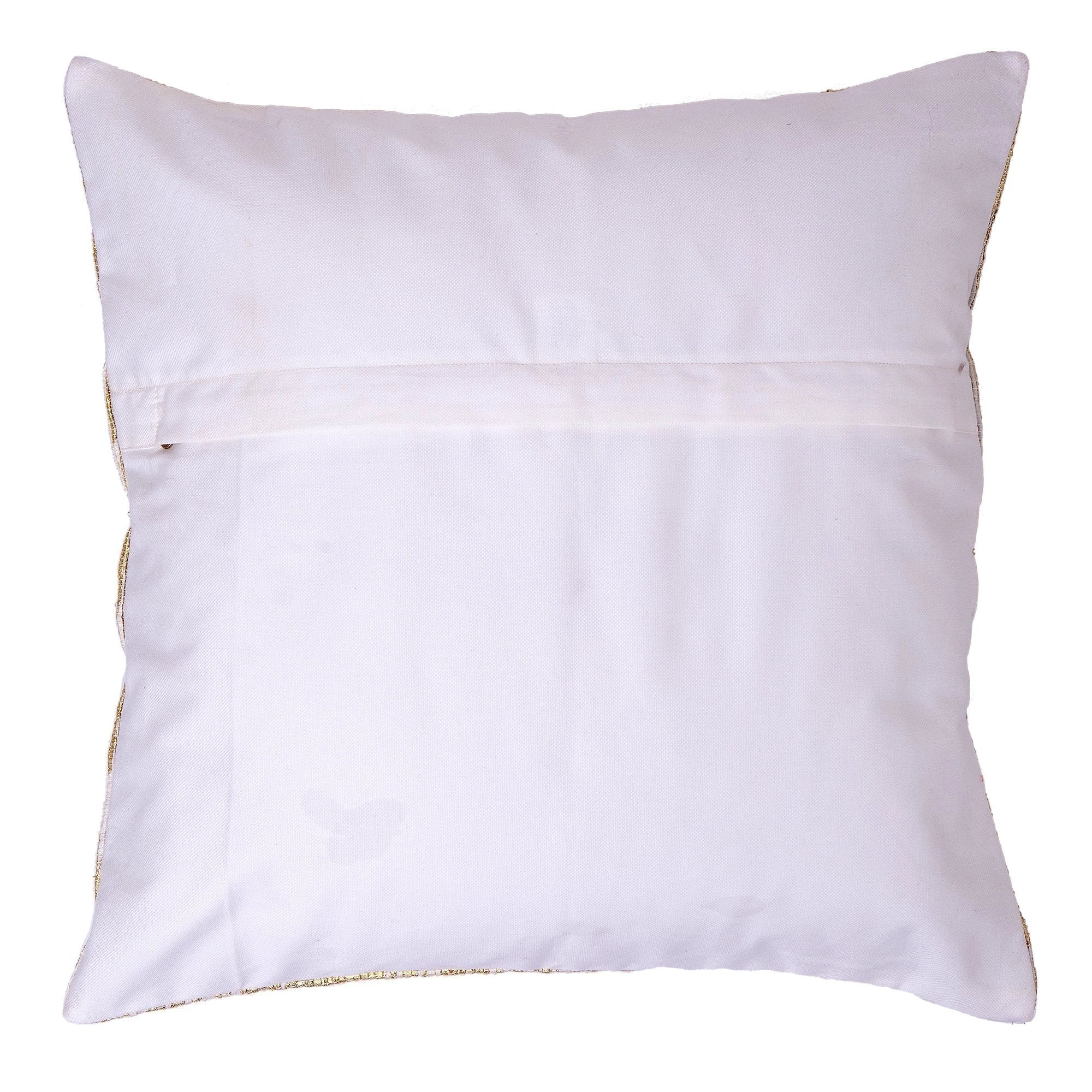Shiny Gold Pillow Cover - Square by Dekko Trading