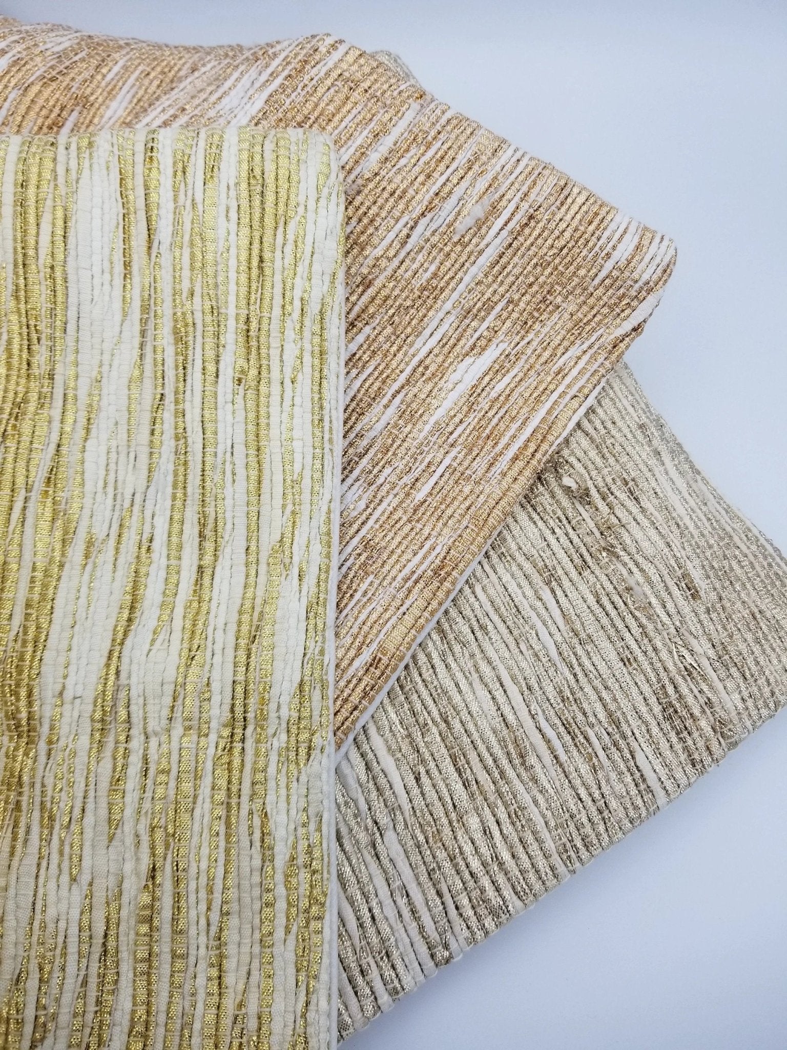Shiny Gold Pillow Cover - Square by Dekko Trading
