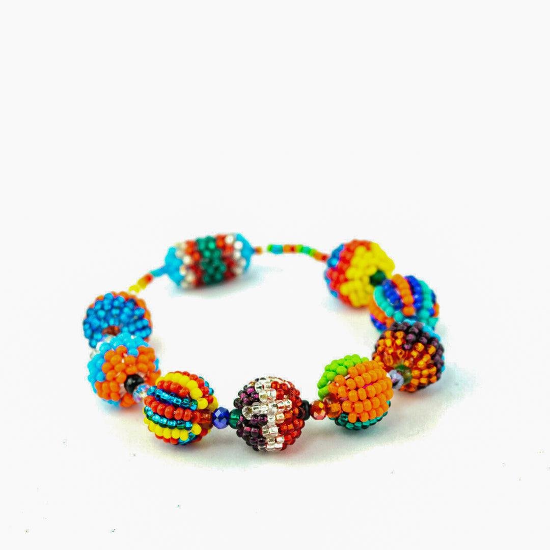 Shiva Magnetic Closure Seed Bead Bracelet - Guatemala Jewelry La Vie Bien Shiva Magnetic Closure Seed Bead Bracelet - Guatemala