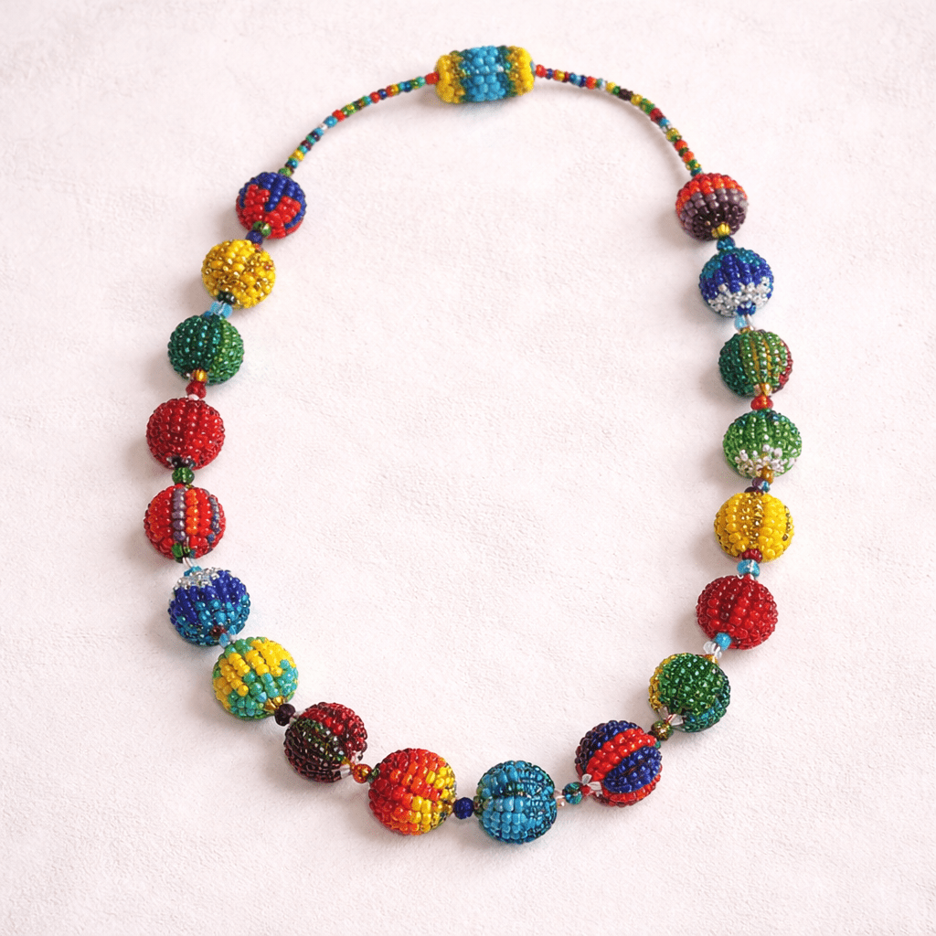 Shiva Magnetic Seed Bead Necklace - Guatemala Jewelry La Vie Bien Shiva Magnetic Seed Bead Necklace - Guatemala